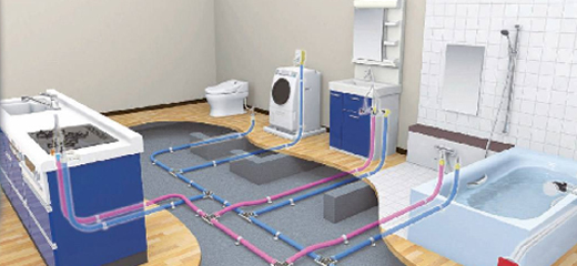 傳統(tǒng)單管給水道系統(tǒng) 傳統(tǒng)單管給水道系統(tǒng)