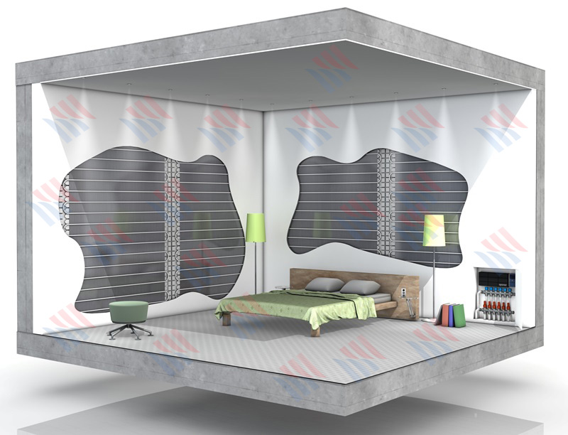 地暖墻面輻射供熱