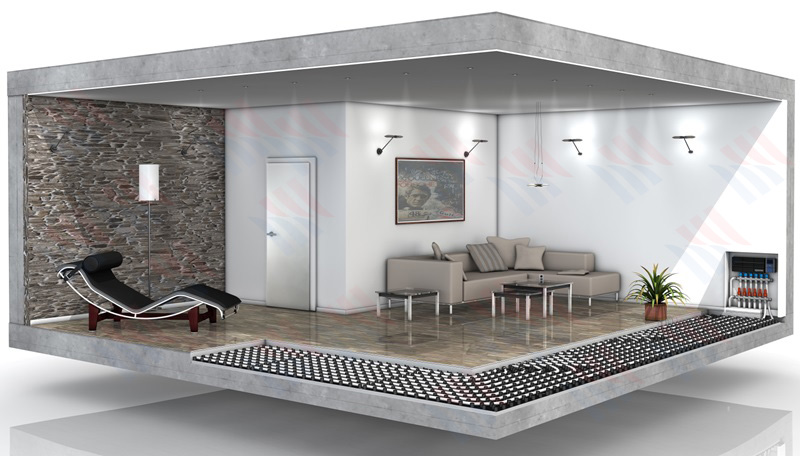 地暖墻面輻射供熱